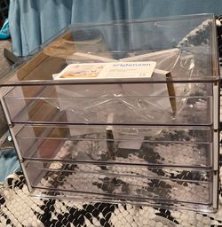 Brightroom Stackable 3-Drawer Slide-Out Bin NEW