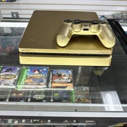 PlayStation 4 Slim Gold $190 Gamehogs 11am-7pm