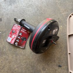 Husky 1/4in By 25 Ft Power Drum Auger New!