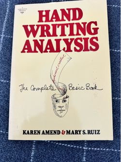 Hand Writing Analysis Paperback Mint