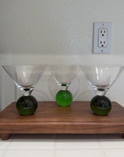 Vintage MCM Martini Cocktail Glasses