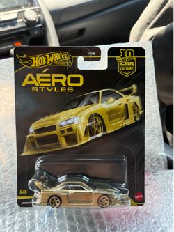 Hotwheels Premium Aero Styles LB-ER34 Super Silhouette Nissan Skyline