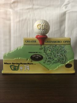 Collectible Greater Greensboro Open bottles