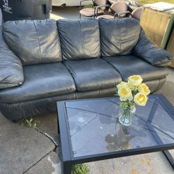 Leather Couch