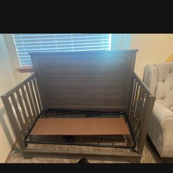 Dark Gray Simmons Crib