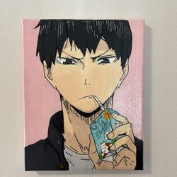 Anime Painting - Haikyuu Kageyama  
