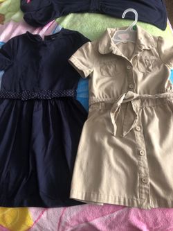 Girls school dresses size 5 and 6