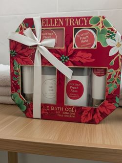 Alan Tracy fresh Rose six piece bath set