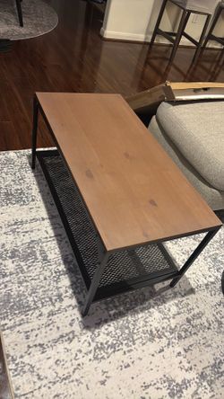 Industrial coffee table