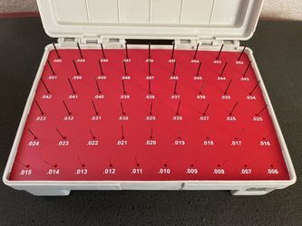 Vermont Precision Gage Pin Set .006 - .060 Black Guard Sn V001
