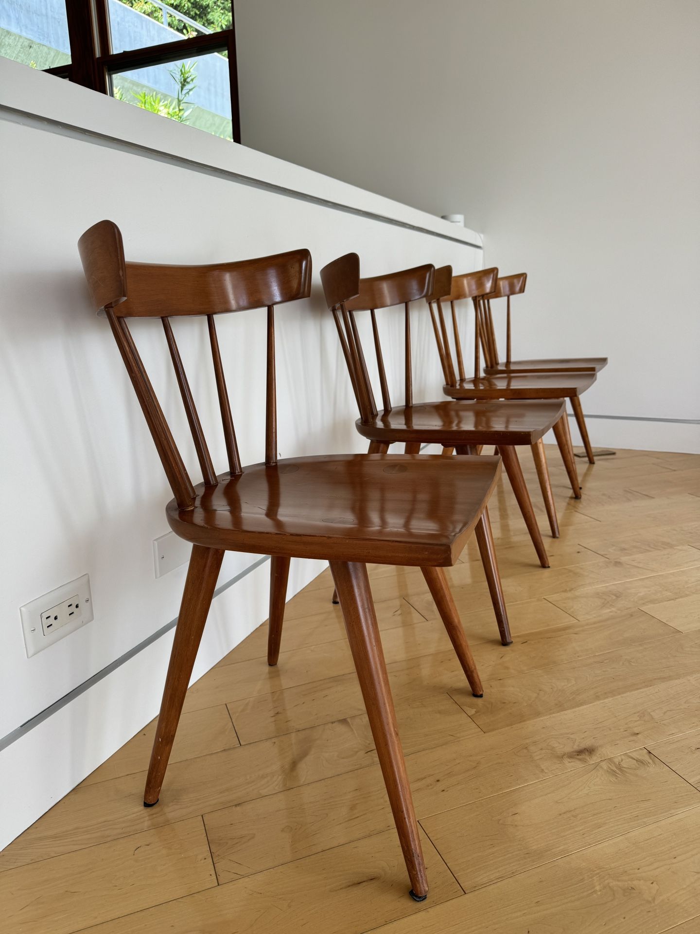 Paul McCobb Planner Group Mid Century Modern Spindle Back Side Chair