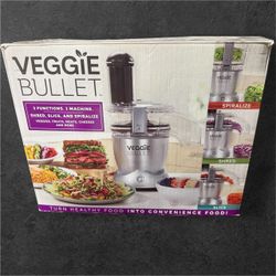 Nutribullet Veggie Bullet 3-in-1 Food Processor & Electric Spiralizer