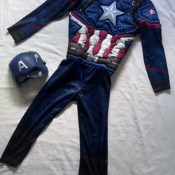  Kids Captain America Halloween Costume -$15