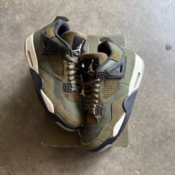 Jordan 4 Retro Medium Olive 10.5M/12W