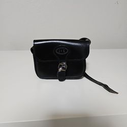 small leather bag