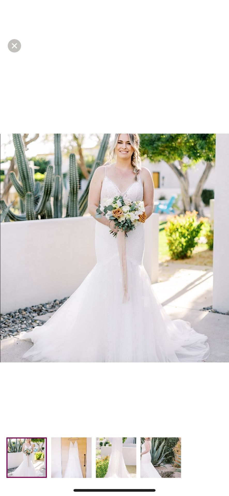 Calle Blanche Wedding Dress- Megan LA8116