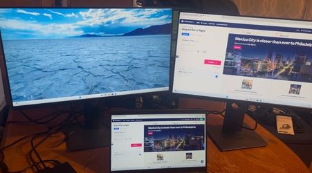 Dell 2x 24" Dell P2419H Monitors + Dell WD19S Dock