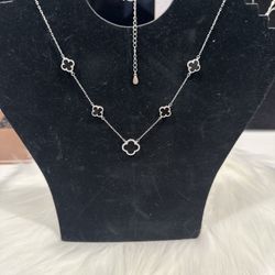 925 Silver Clover Necklace