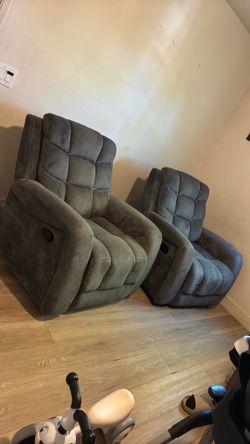 Recliner couch recliner $150 each $300 for both