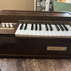 Table top electric chord organ