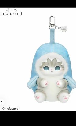 Mofusand whale 🐳 shark keychain
