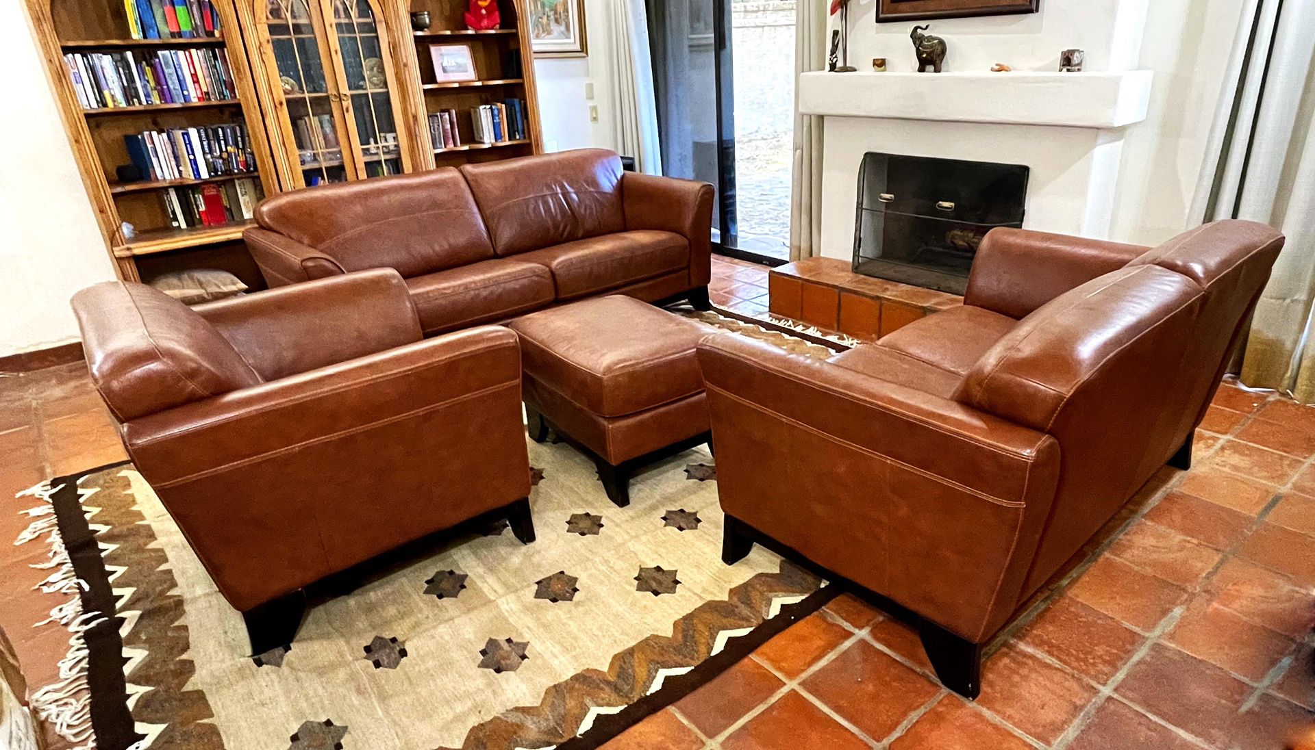 Marvelous Italian Leather Sofa Set ($1950 OBO)