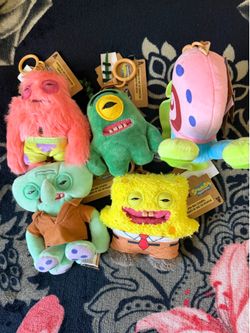 SpongeBob SquarePants Plush Bag Charm Set