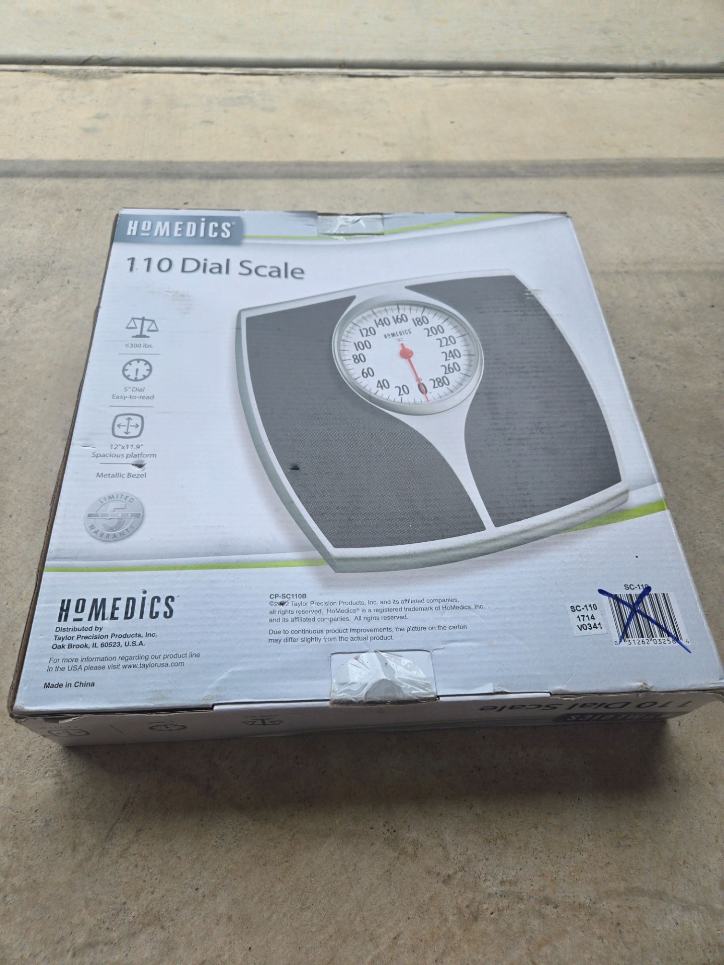 Homedics 110 Dial Scale