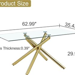 $200 Glass Dining Table – Sleek + Modern, Must Go!Barely used, modern & stylish!