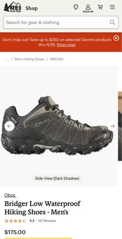 Oboz Bridger Low Waterproof Hiking Shoes Men’s