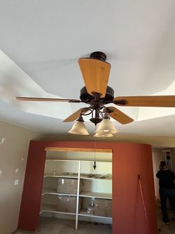 Ceiling Fan with Light Kit 5-Blade