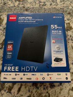 RCA Amplified Indoor Flat HDTV Antenna