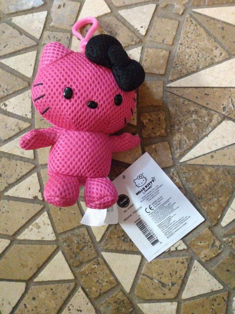 Brand New Hello Kitty Clip-on 6-in Plush
