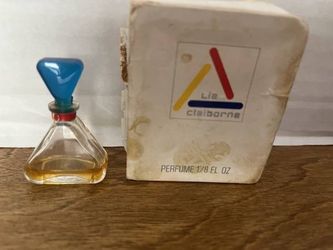 Vintage 1980's - 1990's Liz Claiborne Perfume Mini Size 10% Full