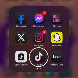 iPhone 14 Pro Max. Gold. TikTok And CapCut Apps Installed 