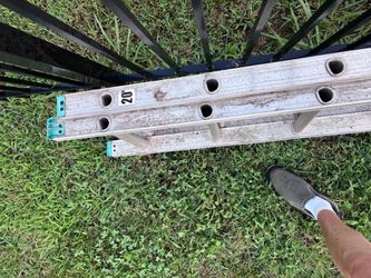Louisville aluminum extension ladder