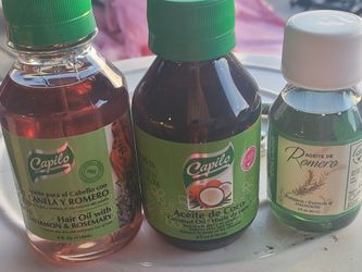 Hair oil $10 each