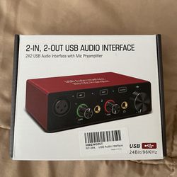 2 In 2 Out Audio Interface