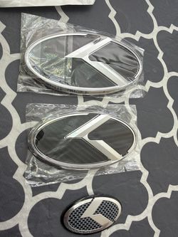 Emblem Set Grille Trunk Steering Wheel for Kia Optima K5