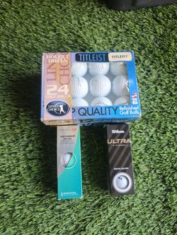 Golf Ball Bundle – Titleist, Project A, Wilson Ultra