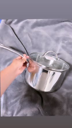 Princess house stainless steel 3-Qt/ 2.8 Saucepan