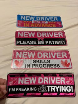 New Driver Car Magnets $2 each