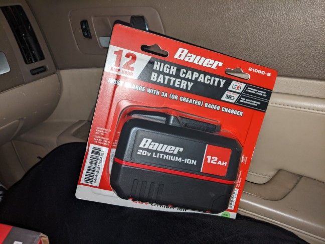 Bauer 12 AH 20 V Lithium Ion Battery