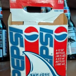  Sanjose Sharks Pepsi Bottle Collection 