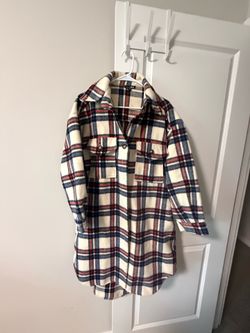 Women's oversized flannel M/L