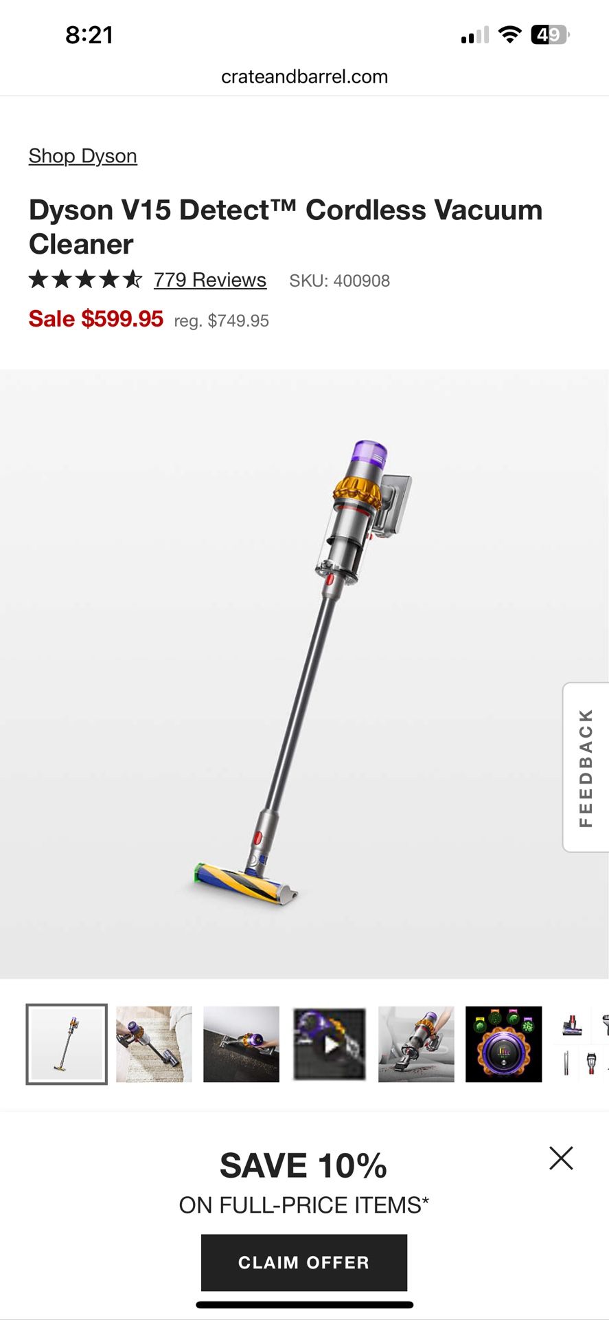 Dyson V15 Detect-Brand new