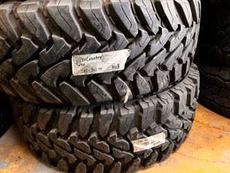2 SEMI NEW LT 29570R17 MT tires for $260 installed and balance. 295/70/17 295/70/R17 295 70 R 17 295 70 17 29570R17 YOKOHAMA MT TOYO MT Texas Extr