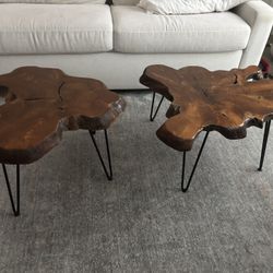 Live Edge Wood Coffee Tables 