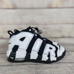 Nike Air More Uptempo '96 GS Retro 'Black Cobalt Bliss' White Basketball Shoes