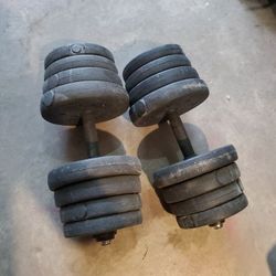 Adjustable 1" Dumbbells 